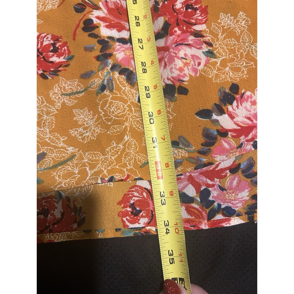Anthropologie Fig and Flower Tunic Blouse~Plus 2XL~ Floral Boho Peasant Cottage - Picture 14 of 16